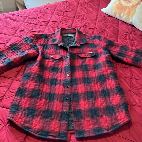 Eddie Bauer lined shirt - Picture 1 of 4